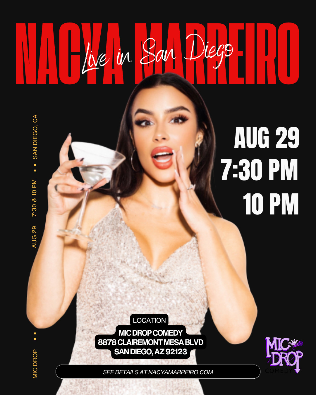 Nacya Marreiro Live — San Diego, CA